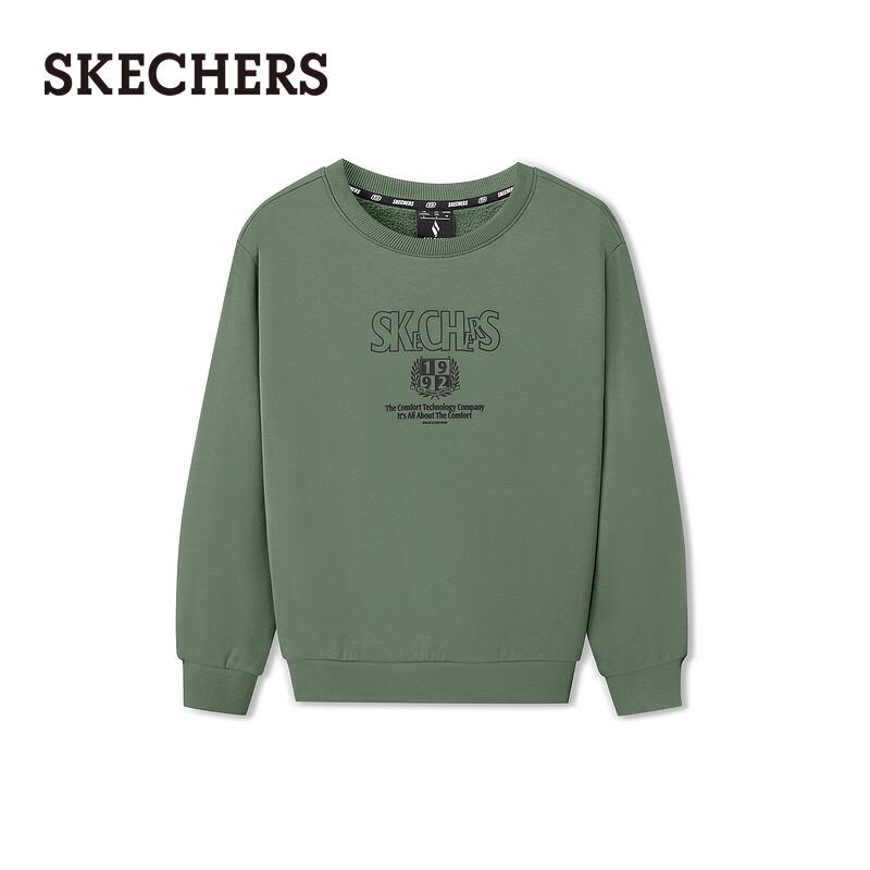 Skechers Unisex Fleece-Lined Knitted Pullover Sweatshirt L325U086 L