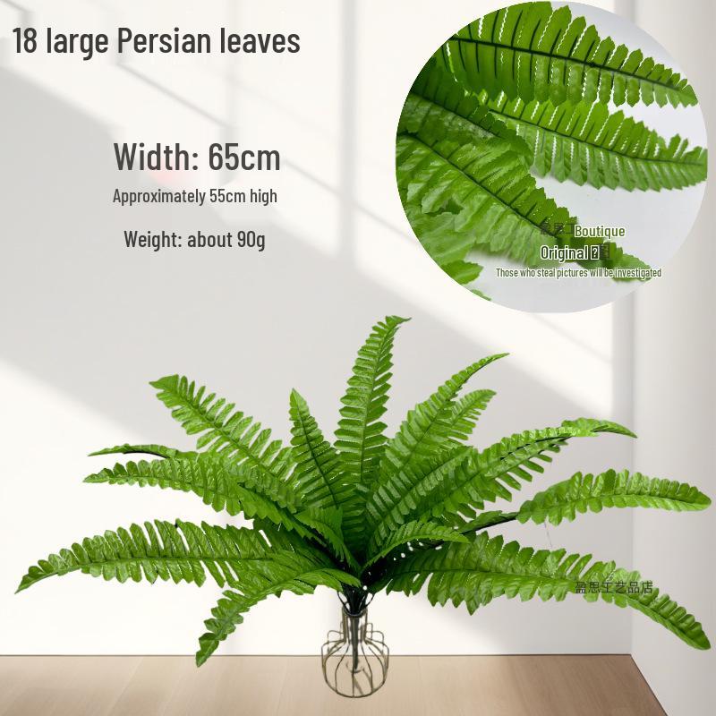 Large Artificial Persian Leaf Fern Arrangement for Indoor/Outdoor Use