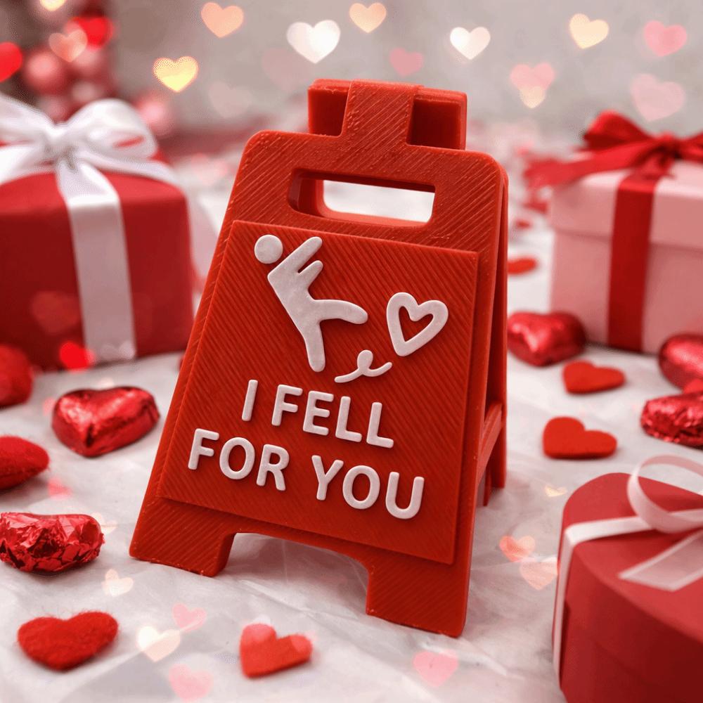 Desktop Ornament Falling In Love Signboard Mini Size Desktop Decor Love Letter  Couples Gift