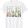 Er ist auferstanden Boho Oster Christliches Jesus T-Shirt