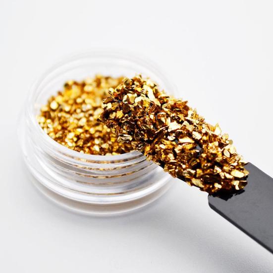 1 Pot Irregular Gravel Crushed Stone DIY Tips 3D Manicure Nail Art Decoration