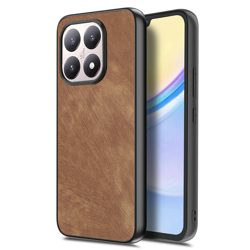 For Xiaomi 15T Case Shockproof Slim Retro Leather Phone Back Cover