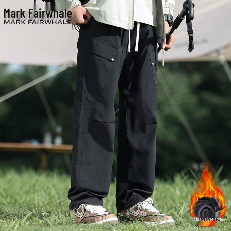 Mark Fairwhale Men s Fleece-lined Outdoor Cargo Pants L