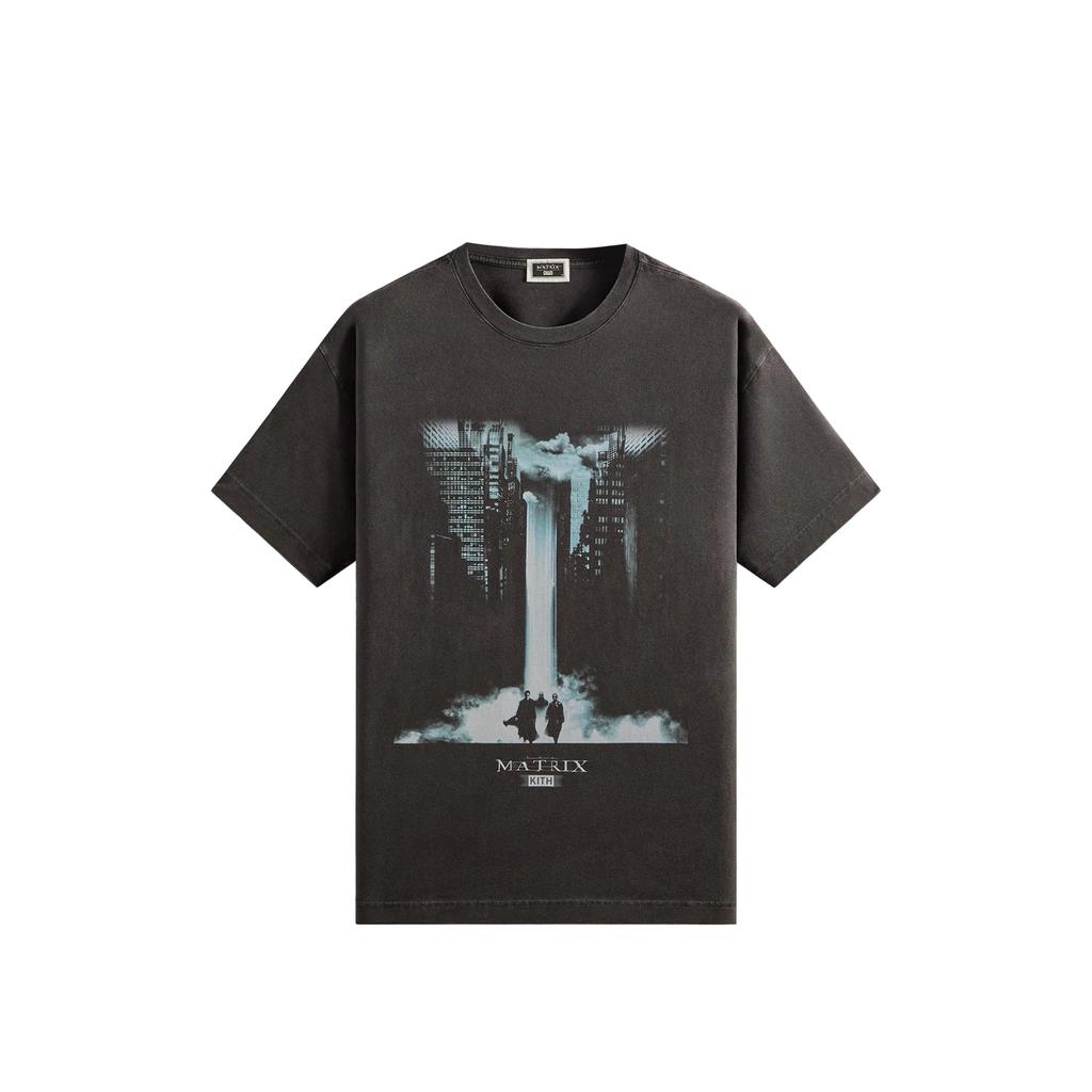 Kith For The Matrix Poster 2 Vintage Tee Black Unisex Tops KHM035053-001