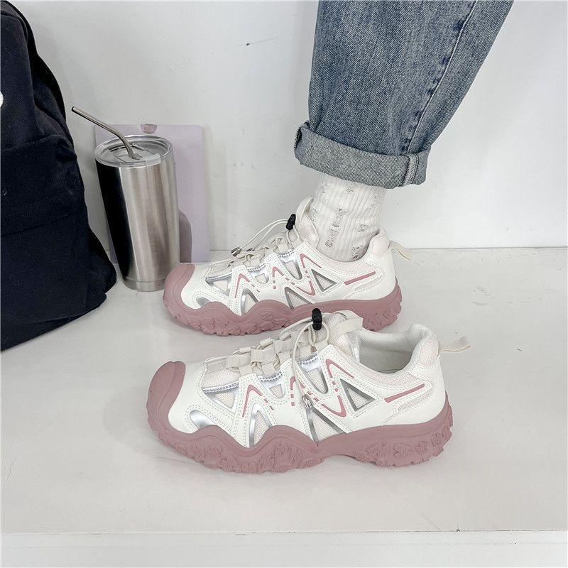 Fashion outdoor casual versatile shoes women's new ugly cute shoes running sneakers hiking shoes dad shoes