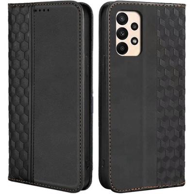 Schutzhülle - Luxus - Samsung Galaxy M23 5G/M13 4G - Stoßfest - Mosaikmuster - Synthetisches Leder