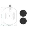 For 70mai Omni X200 Dash Cam Smart  Film and Static Stickers for 70mai X200 Car DVR film holder for 70mai X200 Mount