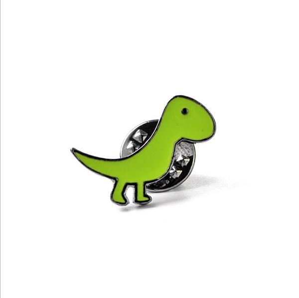 5 Colors Fashion Dinosaur Dragon Brooches Button Pins For Women Kids Collar Badge Animal Jewelry Wholesale