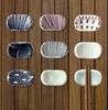 Chopstick Rest Soramame 9-piece Set Pillow Hashioki Stand Holder Japanese Style Pattern Ceramic Tableware Interesting Cutlery Spoon Stylish Design
