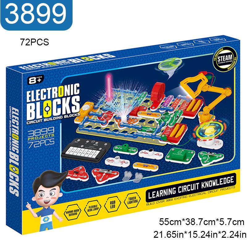 STEM Education Building Block Toy Set for Boys - Electronic Science Experiment Physics Technology New Model