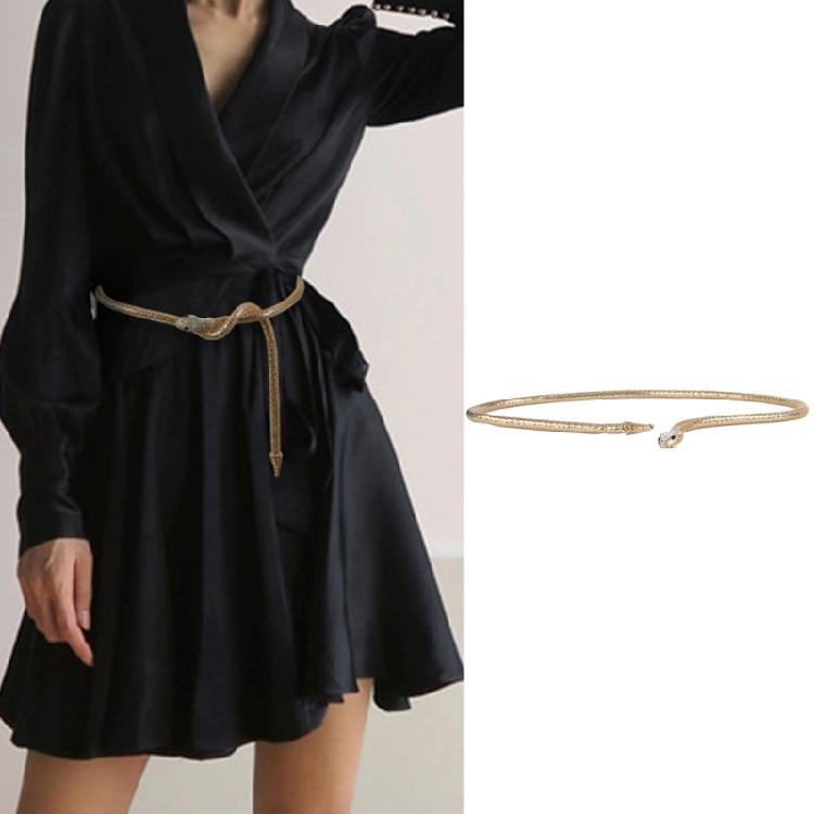 Halloween Waist Chain Shimmering Snake Chain Belt Body Chain Women Waist Jewellery Punk Chain Belt Evening Party Chain