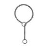 Chic Adjustable Lasso Hoop Necklace Unique Stainless Steel Lasso Necklace Accessory Personalized Neckchain Adornment