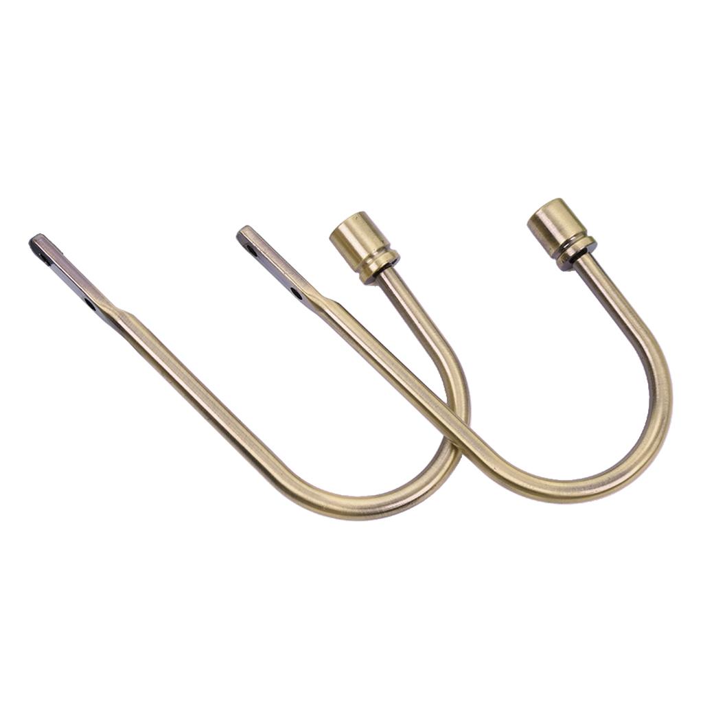 

Zinc Alloy U Shape Curtain Tieback Hook Hanger Elegant Curtain Drapery Holdbacks for Hanging Wall Curtains Support бронзовый