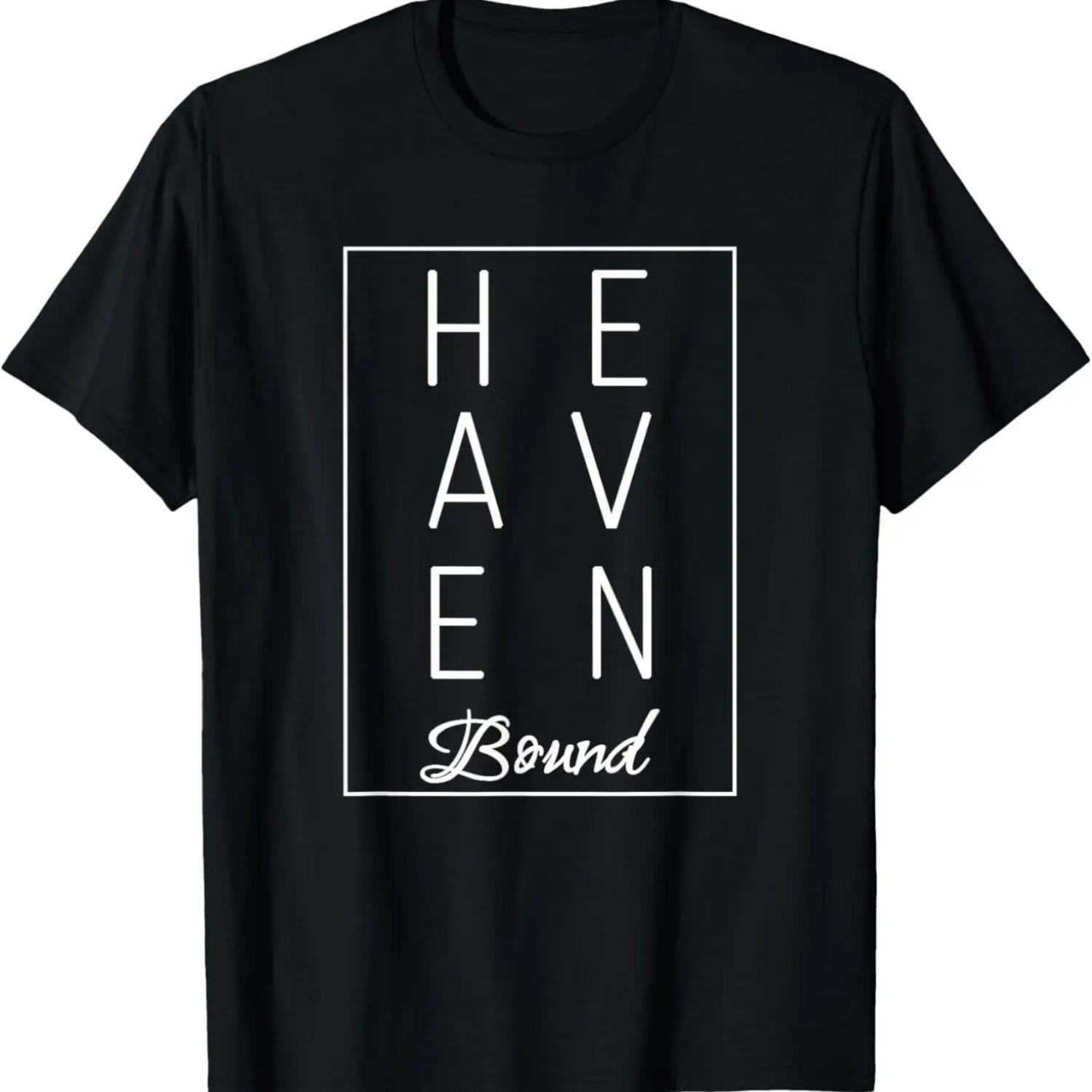 Heaven Bound Christian T-Shirt S чёрный