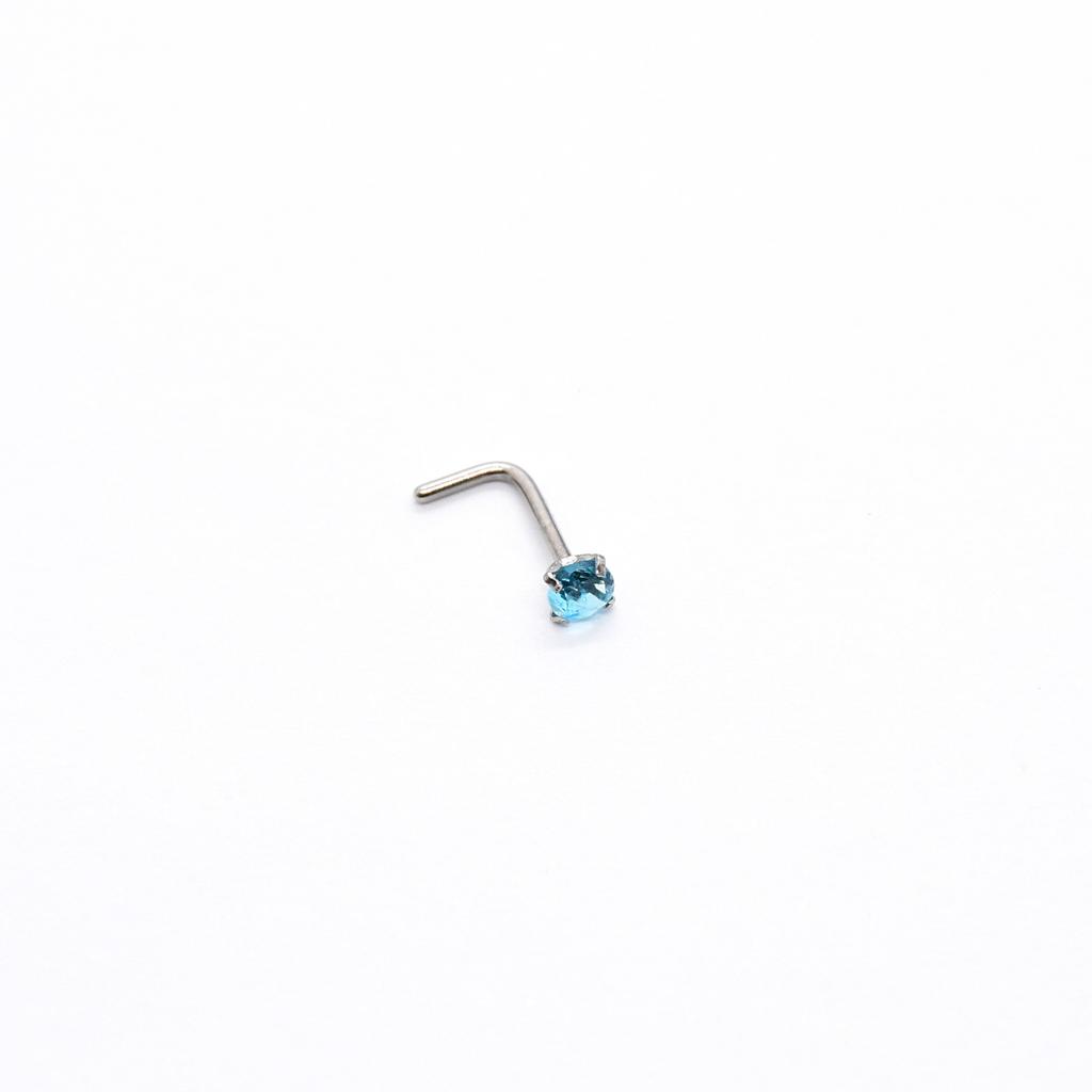 Straight Nose Stud L Nose Stud 5-character Nose Stud European and American Puncture Jewelry, Nose Ring