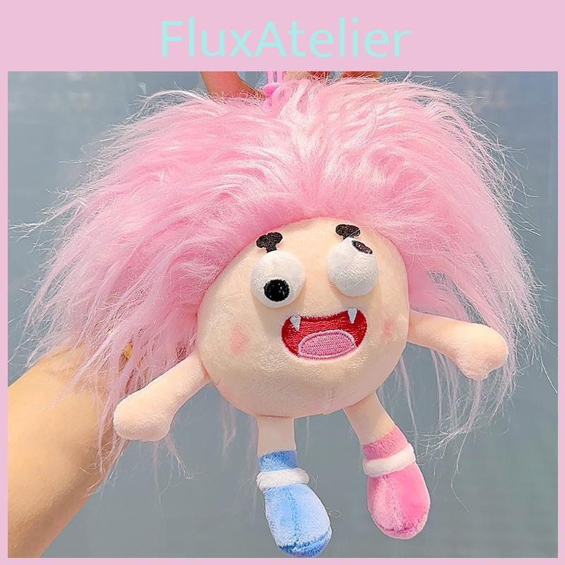 Keychain Plush Lovable Toy Creative Cartoon Gift For Kids With Colorful Designs