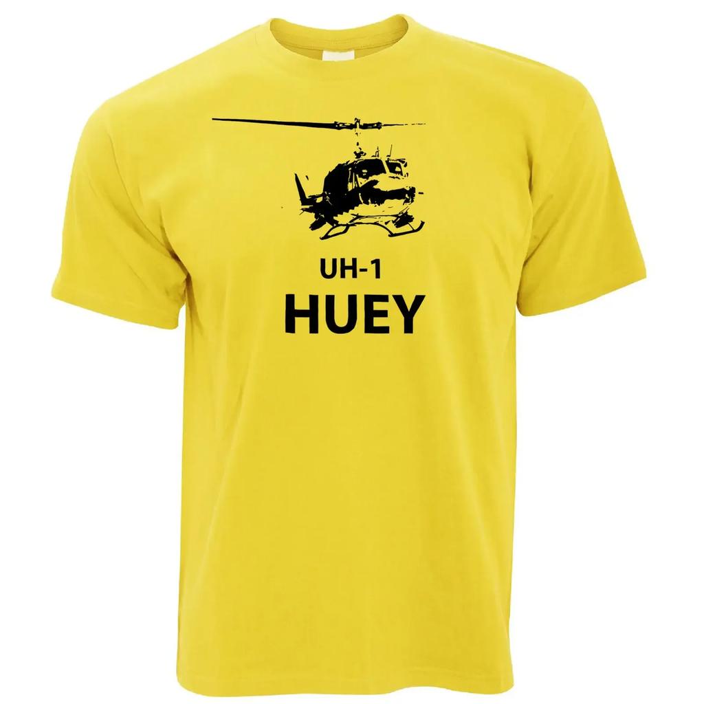 UH1 Huey Helicopter Pilot Army Veteran TShirt 100 Cotton ONeck Summer Short Sleeve Casual Unisexs Tshirt Size S3XL