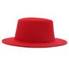 French Top Hat, Flat Top, Small Brim, Wool Solid Color Gentleman And Lady Versatile Felt Hat