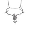 New Design European and American Halloween Punk Skull Necklace