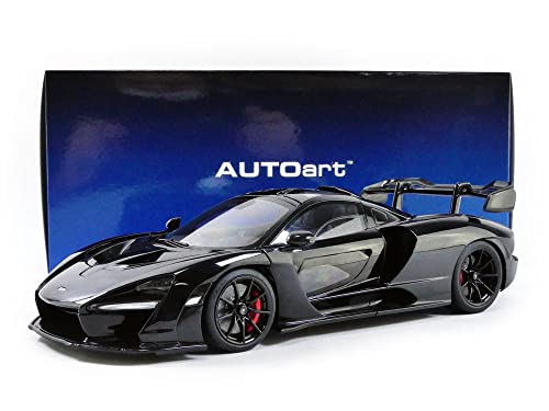 AUTOart 1/18 Scale McLaren Senna Black Finished Model 76076