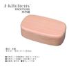 Wooden Bento Hollowed X X 500ml J-kitchens Box, Out, Single-Stage, Natural, 19.3cm 11.1cm 5.5cm,