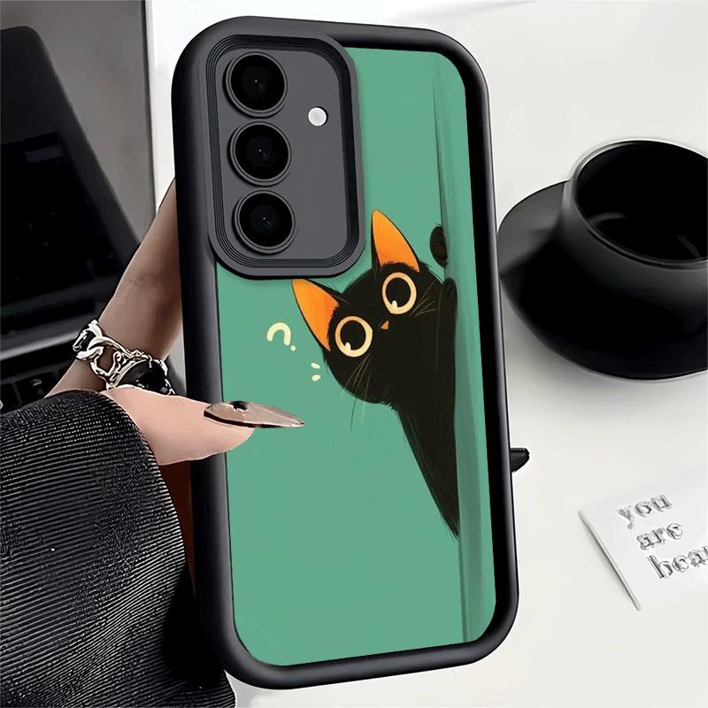 Handyhülle für Samsung Galaxy A17 A16 A15 A14 A13 Katze Niedliches Kätzchen Cartoon A56 A36 A26 A55 A35 A25 A54 A34 A24 A53 A33 A23 A07 A0