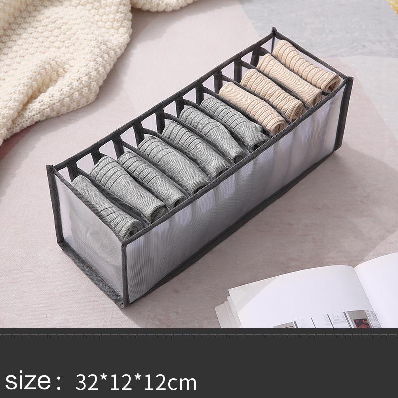 Closet Organizer for Underwear Panty Home Cabinet Divider Storage Box Home Organizers for Clothes Foldable Drawer Boxes