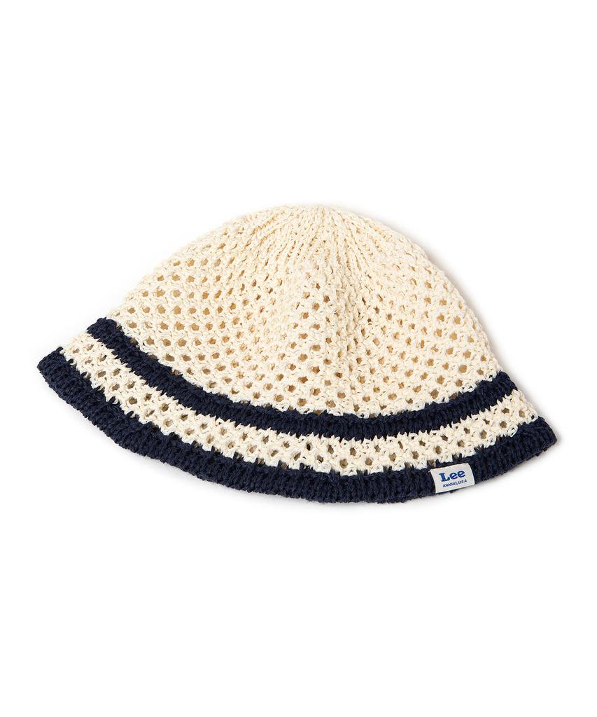 LEE Paper Knit Hat Ivory