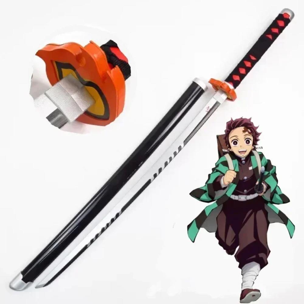 

72/104 см Катана Демонобійник Kimetsu No Yaiba Лезо Аніме Косплей Реквізит Танджіро Міцурі Реальний Розмір Японська Катана Шабля Дитяча Іграшка 72cm