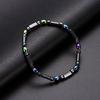 3PCS Simple Style Black Gallstone Acrylic Beads Foot Anklet Ankle Bracelet