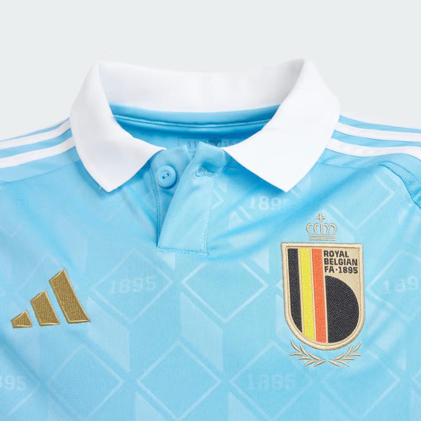 Adidas Kids' Top BELGIUM 24 AWAY JERSEY KIDS Blue Kids' IQ0763