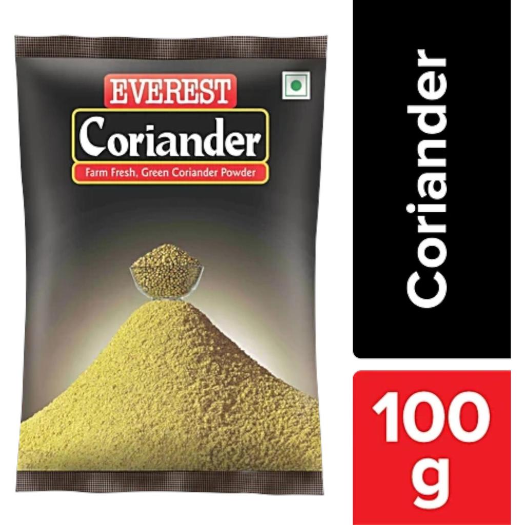 Everest Coriander Powder 100 g Pouch For Fresh Aroma And Flavorful Cooking Spice For Curries Gravies Seasoning