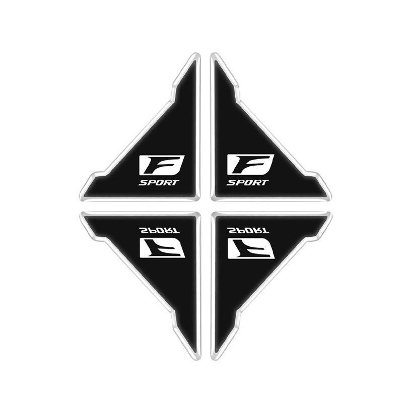 2/4ks Průhledné ochranné samolepky na roh dveří auta Pro Lexus LS LBX IS350 ES300 GS350 CT200h GX460 LX570 RX500h NX300 UX260