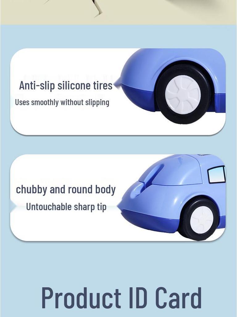 Roztomilé automatické ořezávátko na tužky pro děti – Manuální posunovač tuhy pro žáky základních škol