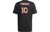 adidas Messi Soccer Jerseys Men's Black Moderate Straight Fit HT5182
