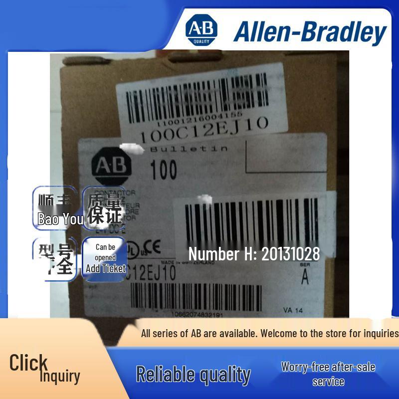 

In Stock: New Rockwell AB Contactor 100-C12EJ10