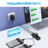 ROSONWAY USB Hub Gen 2 with Power 4 100cm Cable Bus Powered Self 5V AC Independent Switches 3.1 Supply, 10Gbps, Aluminum, Ports, Included, & Powered,