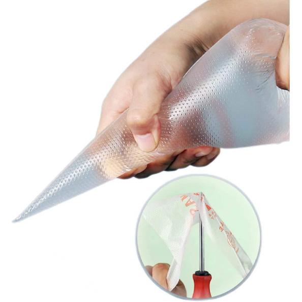 Piping Bags,100pcs 12 Inch Anti Burst Disposable Cake Decorating Bags,Non-Slip Pastry Bags-Ideal for Cakes,Cream Frosting and Cookie Decorating