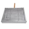 BBQ Grilling Basket Stainless Steel Portable Outdoor Camping Barbecue Basket with Detachable Dividers for Fish Meat