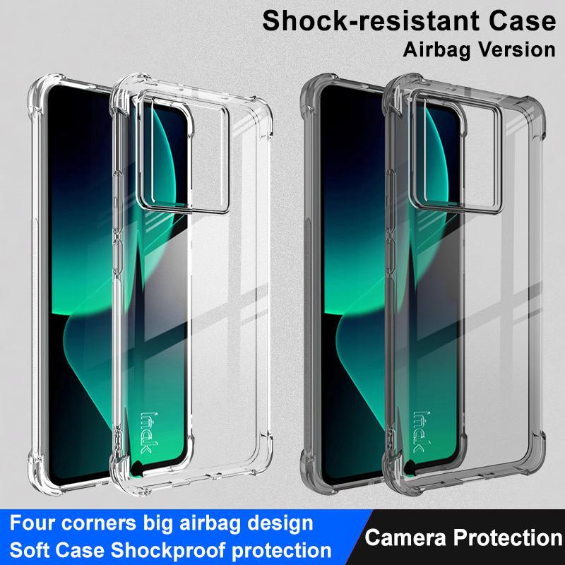 IMAK For Xiaomi 13T/13T Pro Airbag Corner Drop Protection Phone Case Transparent TPU Cover