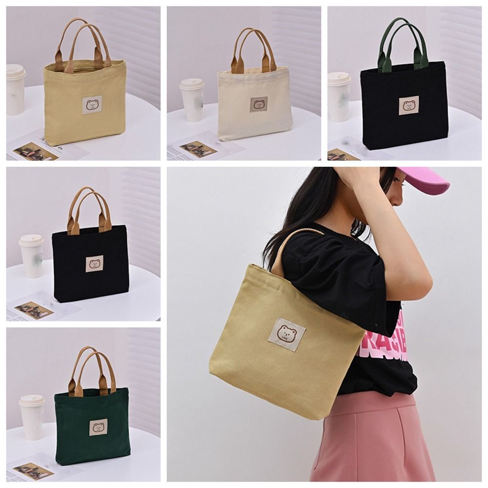 

Bear Women s Bags Large Capacity Handbags Ins Shoulder Bag Girls чёрный