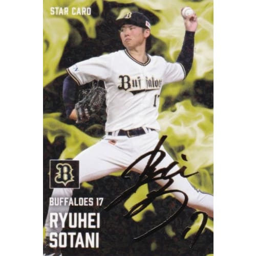 [Gold Foil Autograph] Professional Baseball Chips 2025 2nd Edition S-45 Ryuhei Soya (Orix/Star Card)
