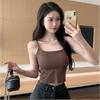 Simple and Seamless Design Feeling Beautiful Back Bra One Pure Want To Take Breast Pad Backless Small Halter Vest Women Inside The Top