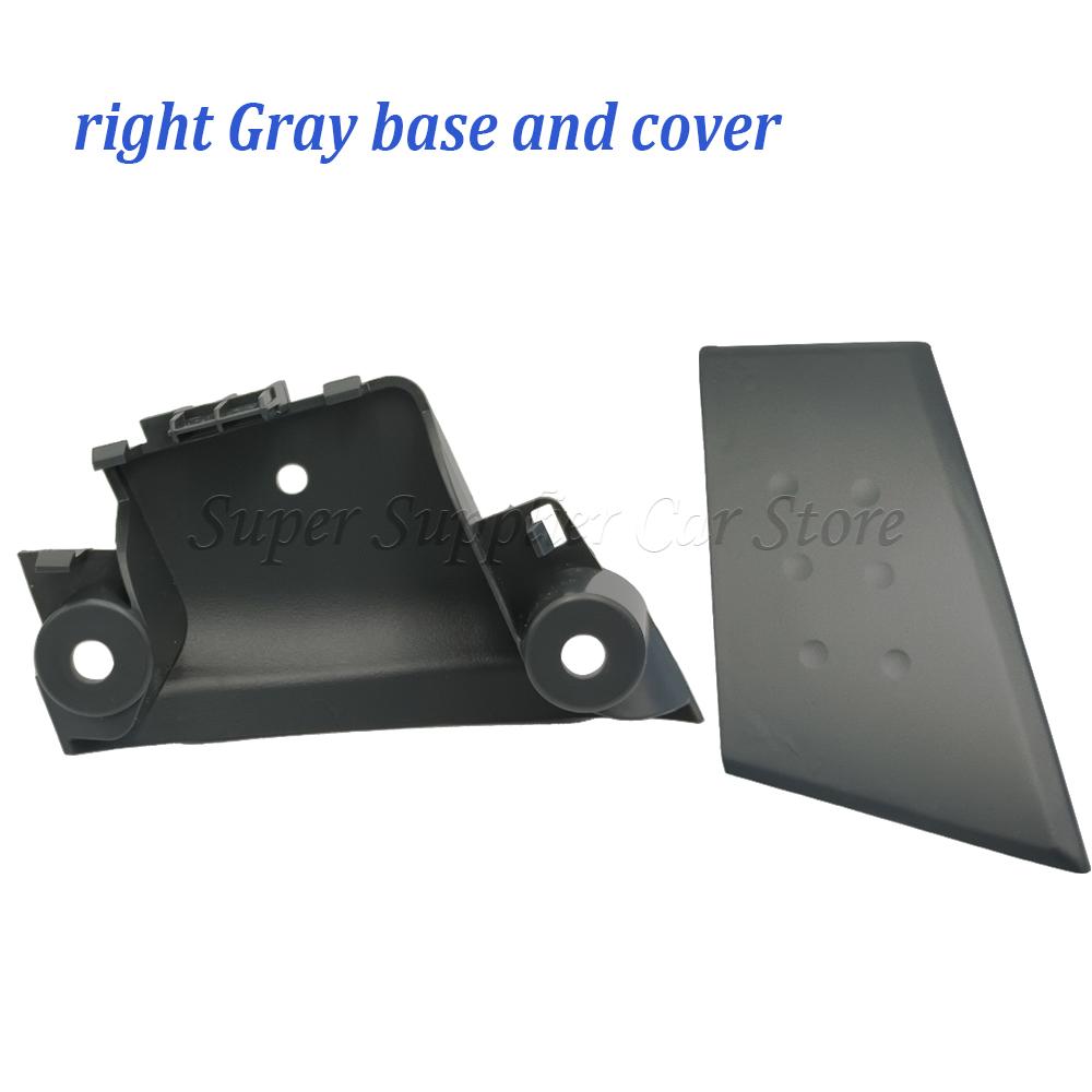 New For Citroen C1 2005-2014 Toyota Aygo Peugeot 107 Car Inner Handle Cover Door Buckle Hand Cover Door Armrest Base Black Gray
