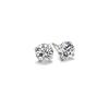 Silver Allergy Prevention Ear Hole Care Piercing Bone Stud Earrings 3/4/5/6/7MM Round Zircon Jewelry Accessories