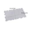 Resin Molds Silicone Fruit Tray Molds Irregular Rectangular Epoxy Resin Casting Molds for Resin Casting DIY Art Crafts