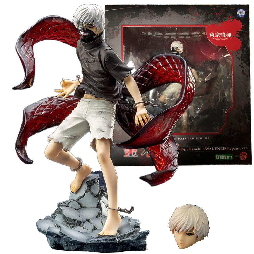 18CM Anime Figure Tokyo Ghoul Kaneki Ken Animation Model Standing Posture Toys Gifts Collection Decoration Ornaments PVC 1/8