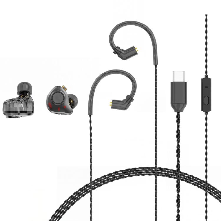 Corded Earbuds In-Ear Earphones Noise Isolating Headphone with Microphone 3.5Mm/Type C Ear Buds for Smartphones Music