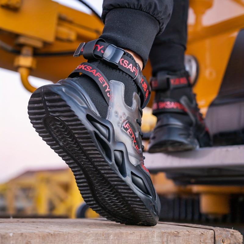 Unisex Steel Toe Boots Lightweight Comfortable Safety Work Shoes