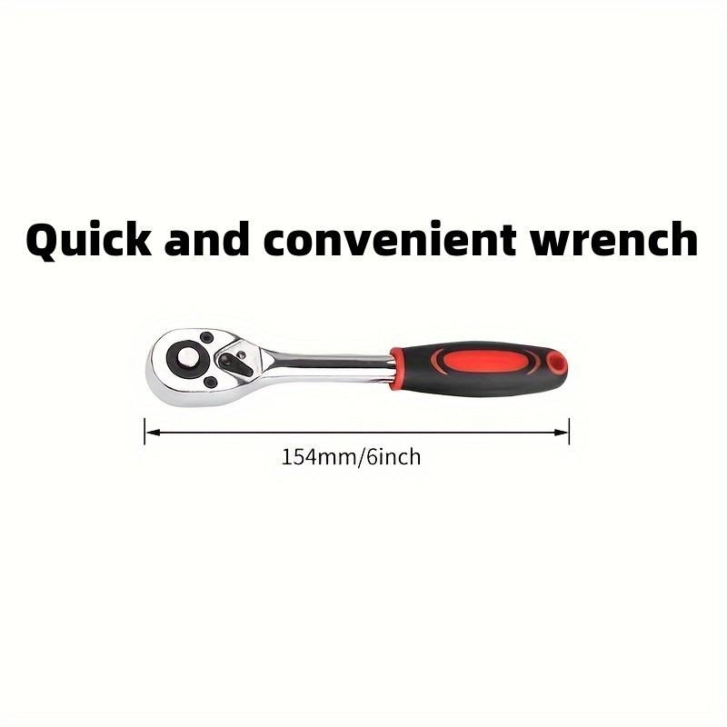 Schnellratsche 1/2 1/4 3/8 Groß Fliegend Klein Fliegend Mittel Fliegend Zweiwege Steckschlüssel Autoreparatur Werkzeug S